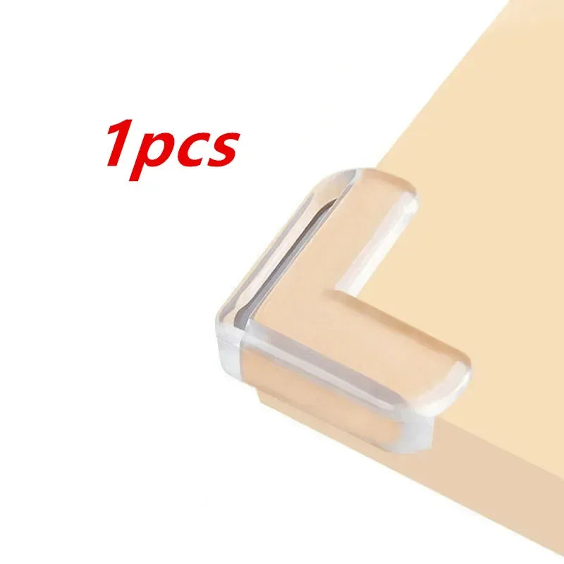 1-6pcs Transparent Table Corner Protector, Edge Sticker, Glass Corner Furniture, Silicone Corner Protector, Table Anti-Collision