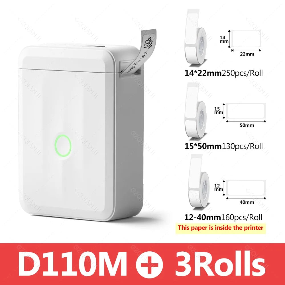 NIIMBOT D110M Bluetooth Thermal Label Maker