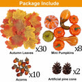 Autumn Harvest Decorations – 50-Piece Set