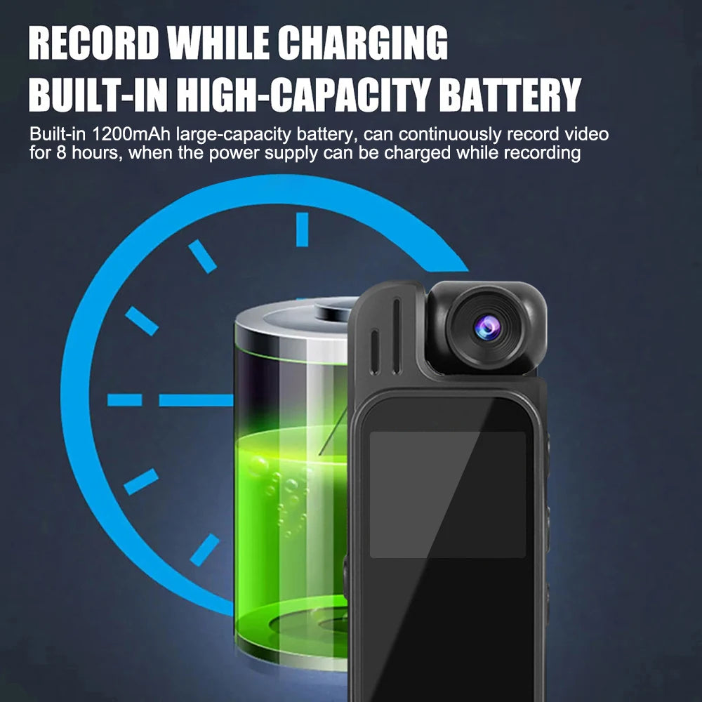 HD 1080P Camera 1.3inch Mini Action Camera Portable Small Digital Video Recorder Body Cam Infrared Night Vision Miniature Camcor