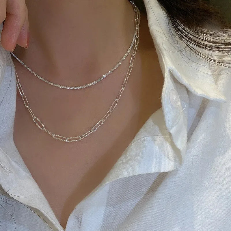 Women's Silver-Tone Chain Necklace