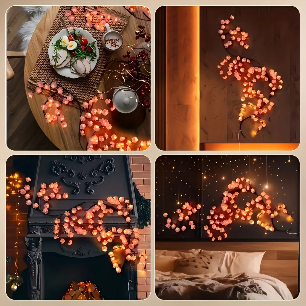 Cherry Blossom Branch Lights – Warm White, 72–144 LEDs