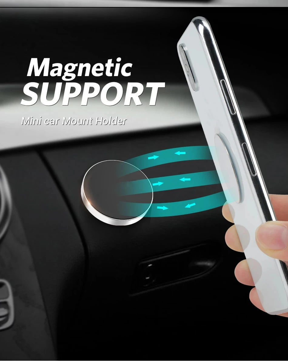 Magnetic Car Phone Holder Universal Magnetic Mount Bracket Stick on Car Dashboard Wall for iPhone Xiaomi Huawei Phone Car Holder