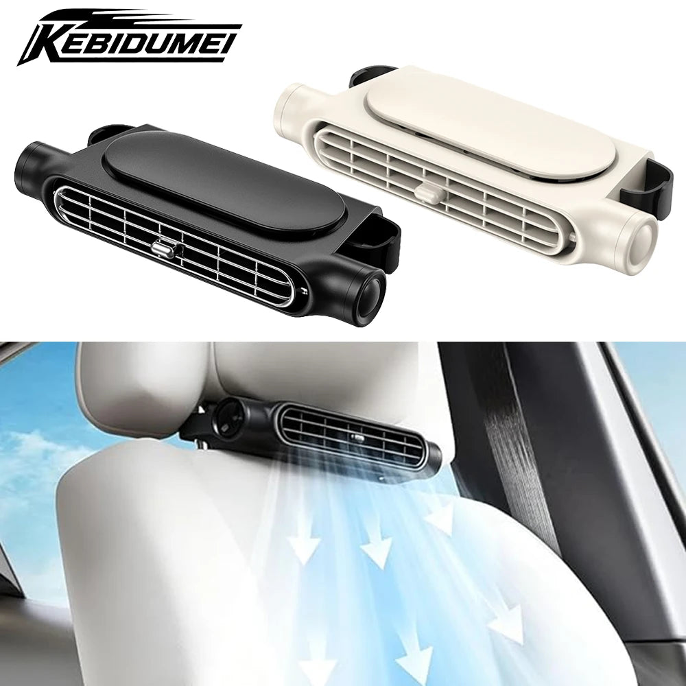 3-Speed Car Headrest Fan
