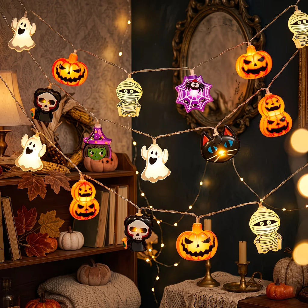 Halloween Character String Lights – 10, 20 or 30 LEDs