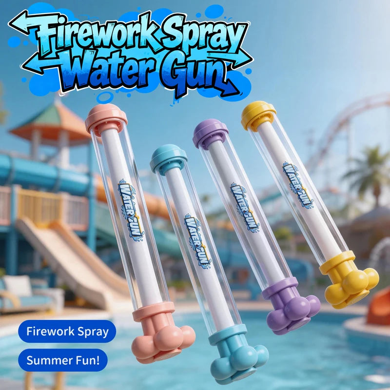 Pull-Out Water Blaster – 1 or 3 Pieces, Assorted Colors