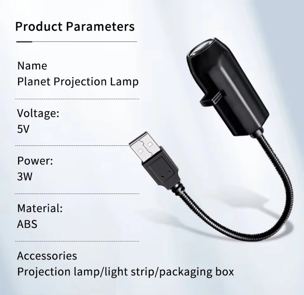 USB LED Holiday Projector Light – Halloween & Christmas Styles