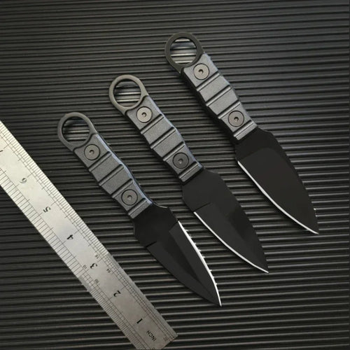 Black Thorn EDC Survival Knife – 7cm Stainless Steel Blade with K Sheath