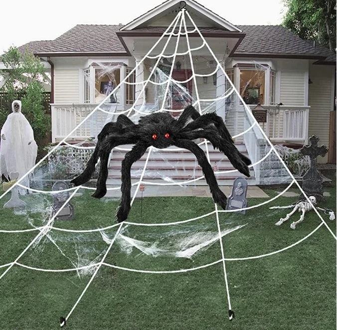 Halloween Spider & Web Decorations – Individual Options