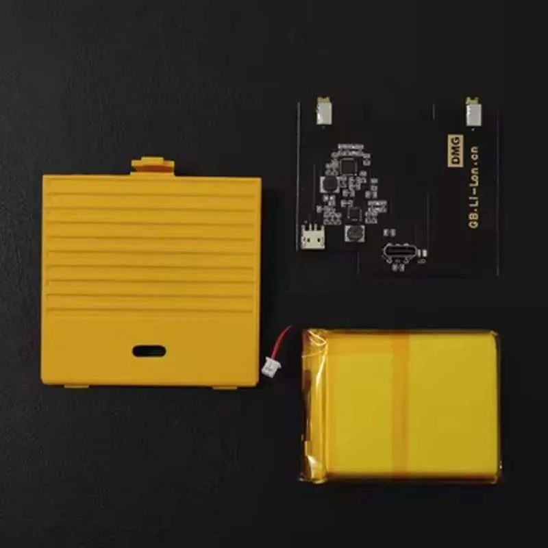 High Capacity 2300mAH Rechargeable Lithium Battery USB-C for Game boy Thick Machine for GB DMG Highligh