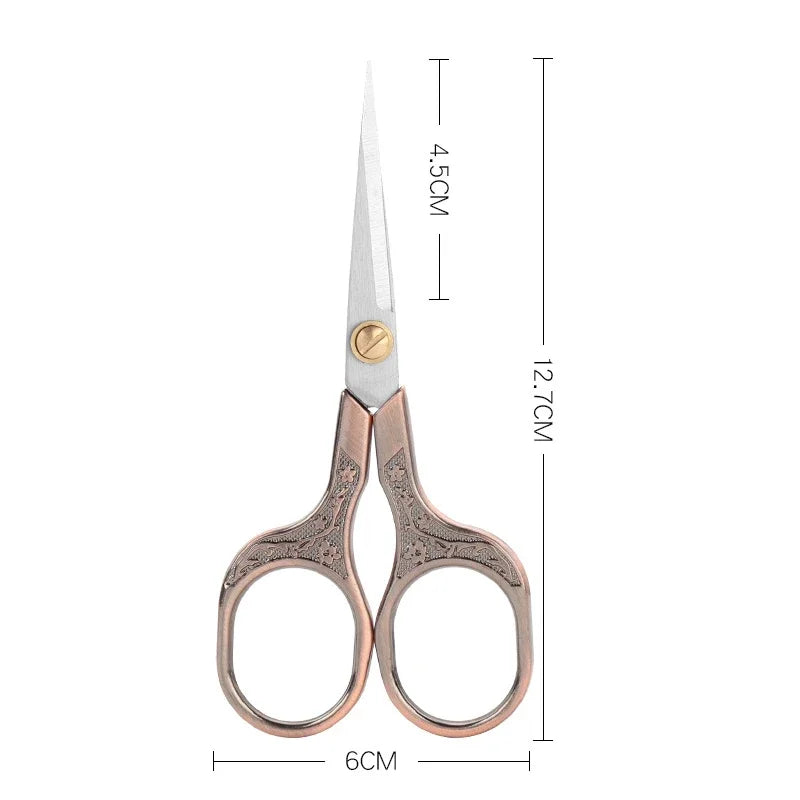 Vintage-Style Stainless Steel Sewing & Thread Scissors