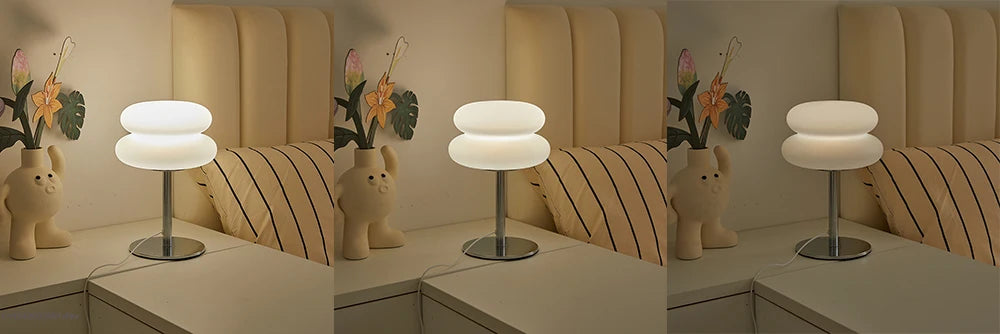 USB-Powered Mushroom LED Table Lamp with Dimming
