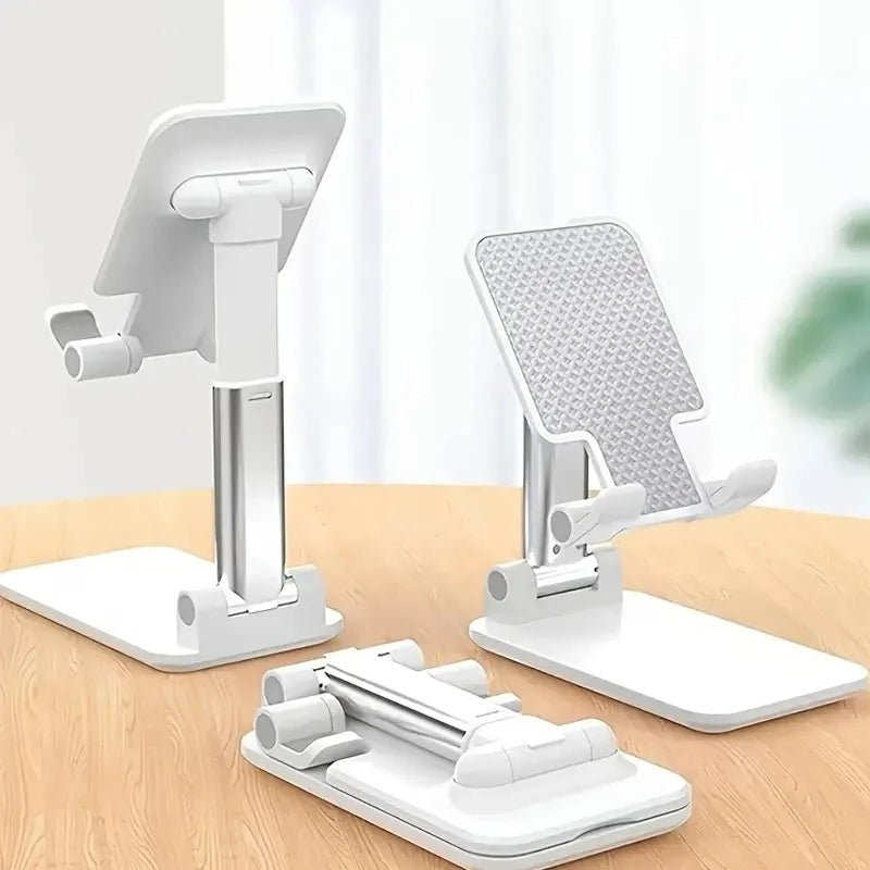 Adjustable Desktop Phone & Tablet Stand – Universal, Foldable, for iPhone, iPad & More