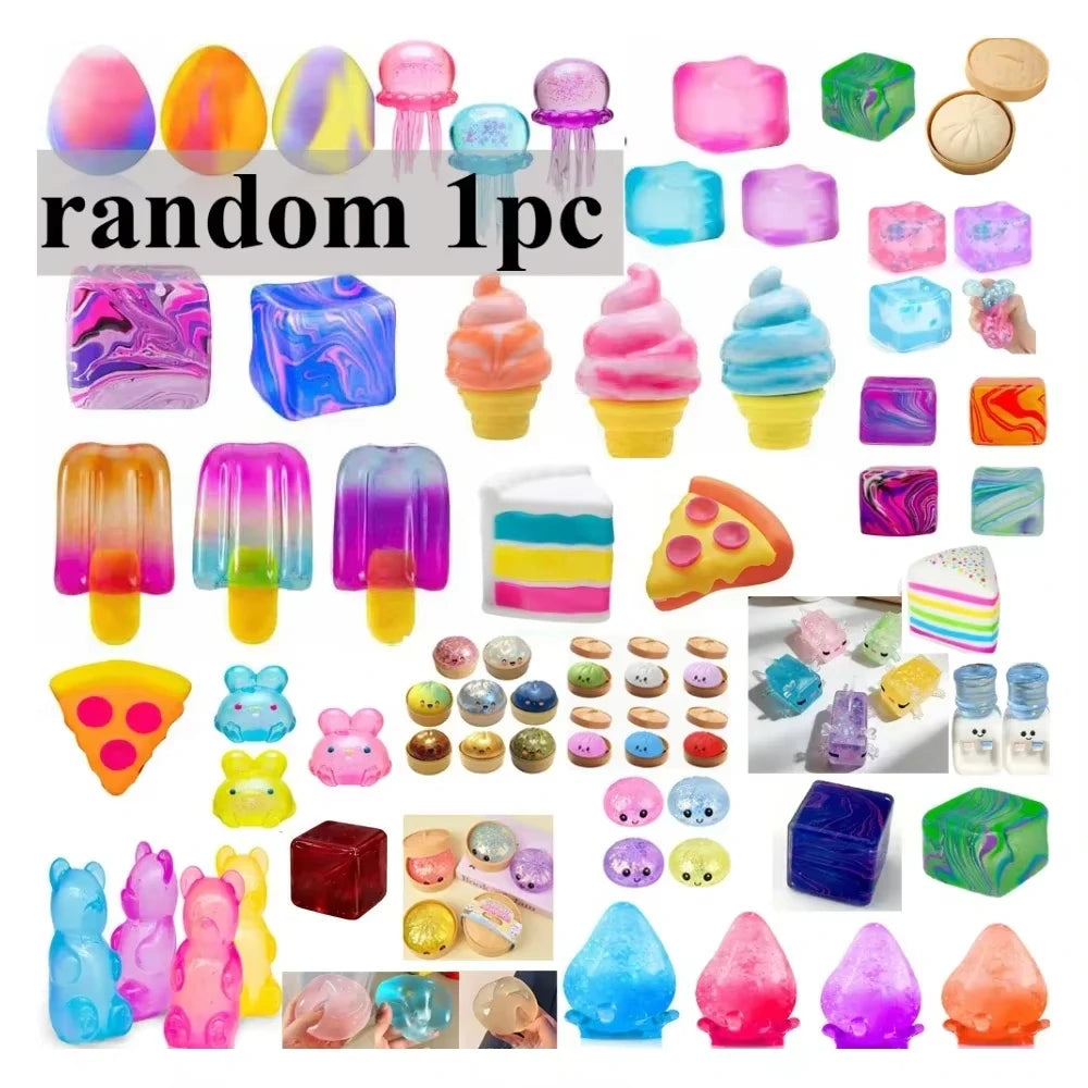 Assorted Squishy Fidget Toys – Surprise Selection