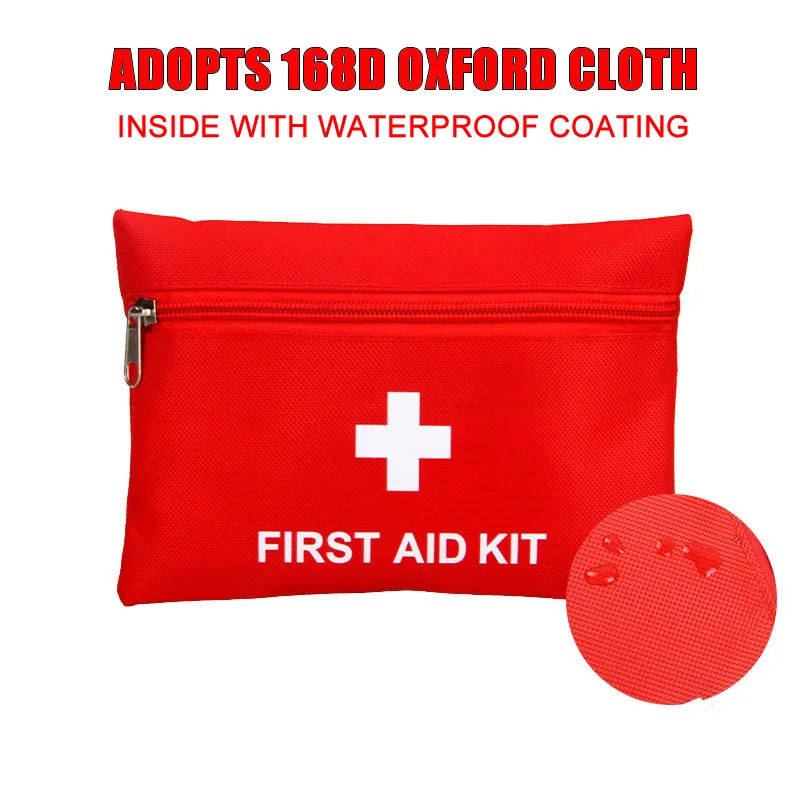 Portable First Aid Kit – Red or Blue, Multiple Kit Options