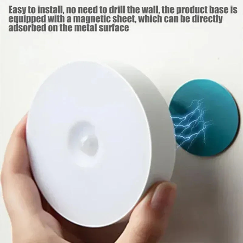 Motion Sensor Lights Indoor Stair Light USB Charging Cupboard Lamp Warm/Cool White,Nightlight for Closet,Hallway,Kitchen,Cabinet