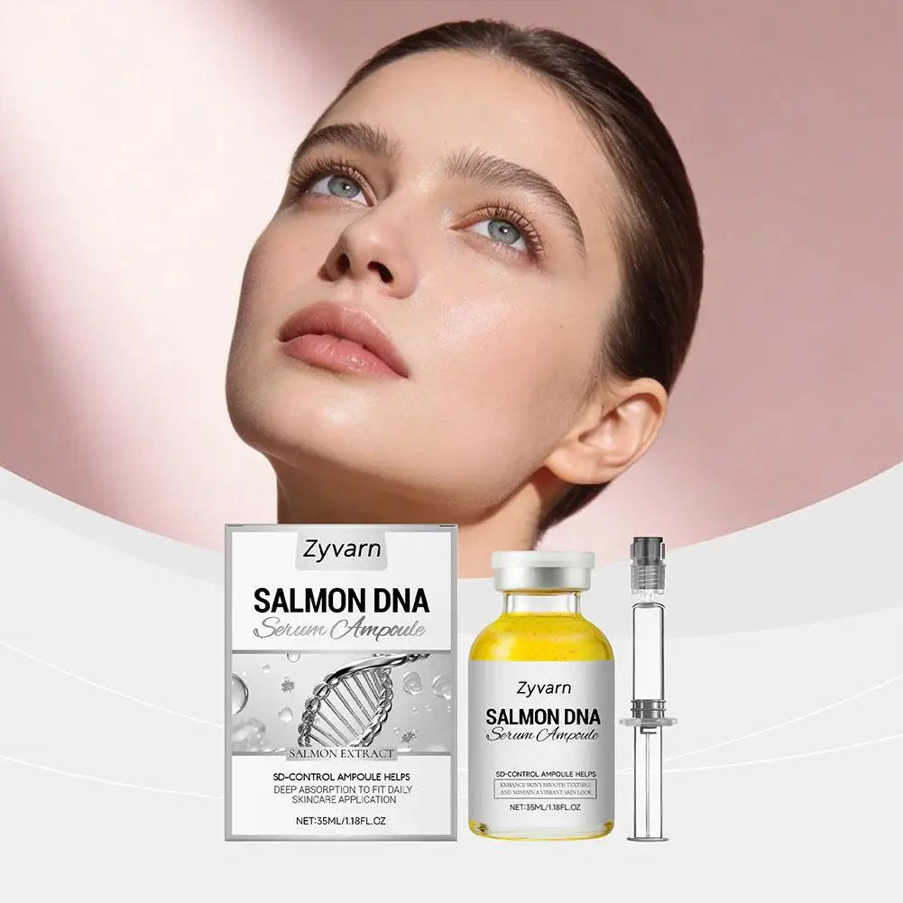 2/1pcs Salmon Dna Moisturizing Face Serum Ampoule Essence, Pdrn Daily Skincare Deep Moisturizing  Radiant Facial Skin Soothing
