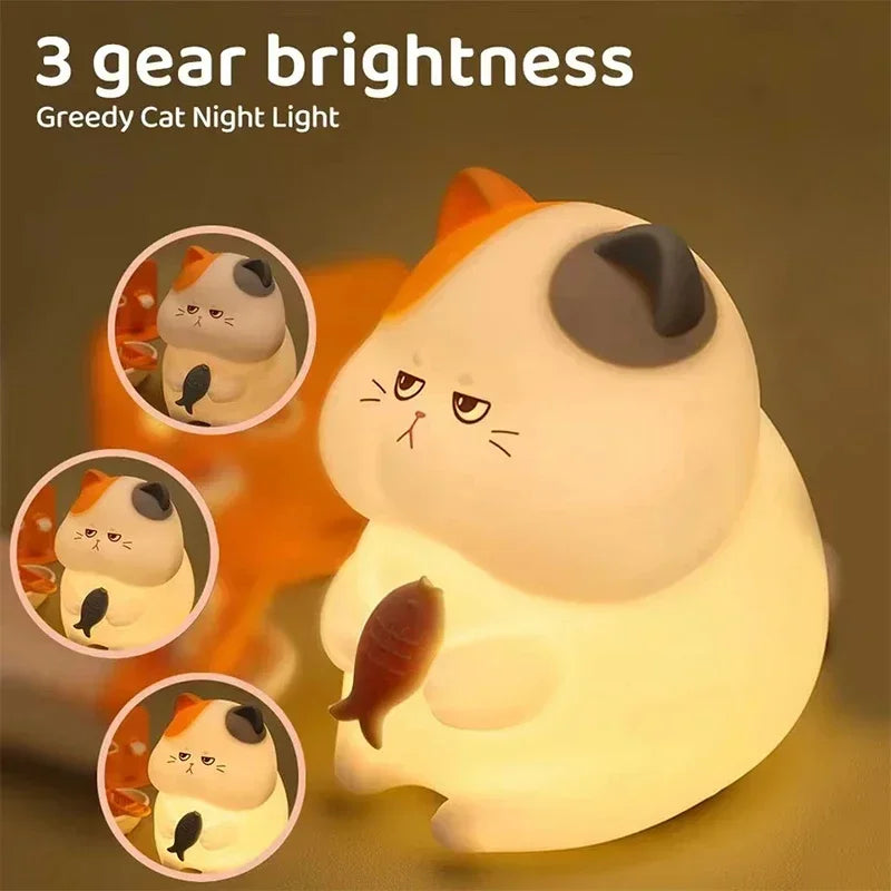 Rechargeable Axolotl Night Light with Touch Control