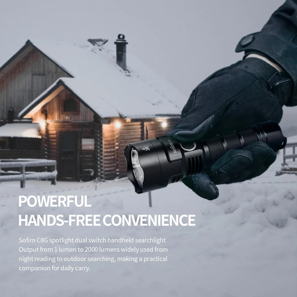 Sofirn C8G Rechargeable LED Flashlight