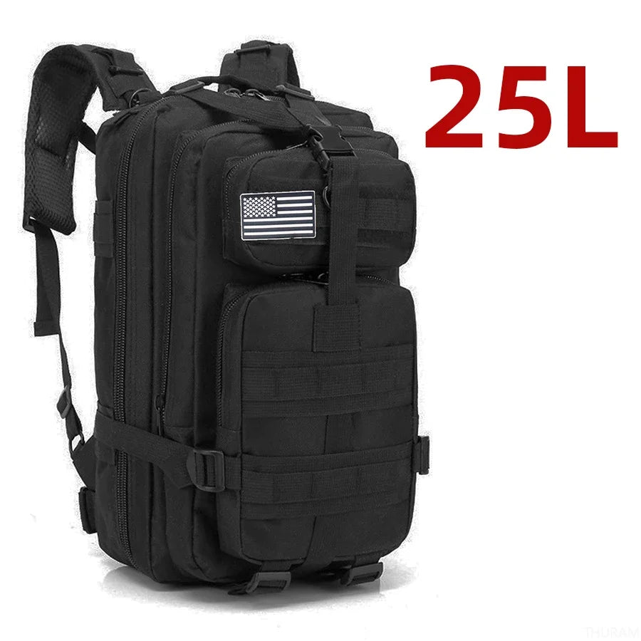 Tactical Backpack with MOLLE Webbing – 25L or 50L