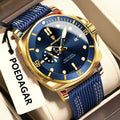 POEDAGAR 873-NL Men’s Quartz Watch with Nylon Strap