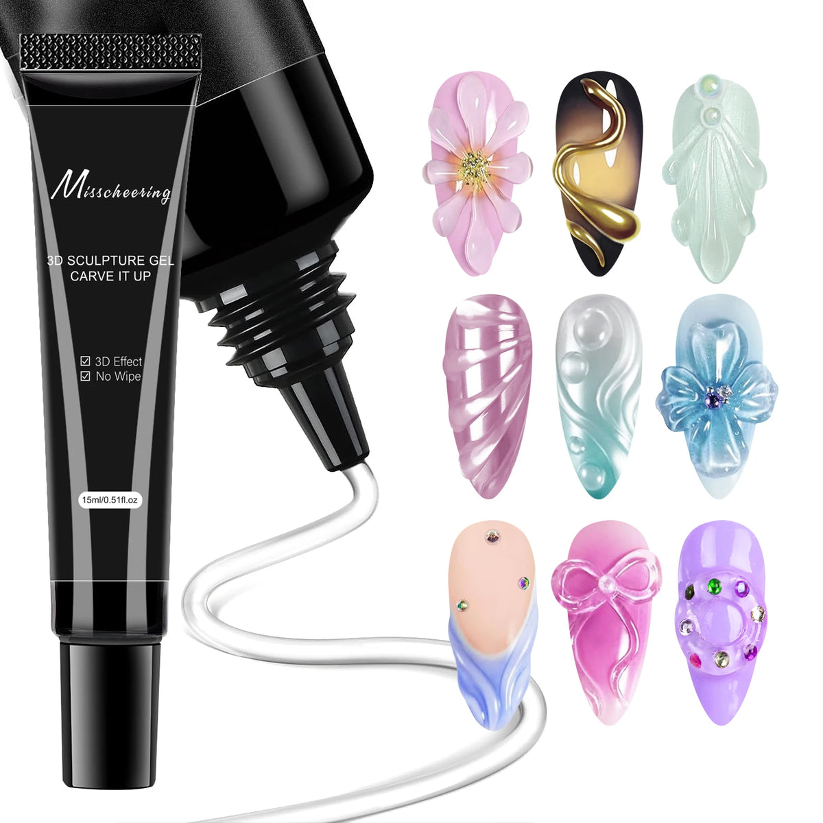 Misscheering 3D Nail Art Modeling Gel