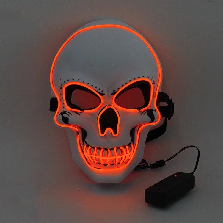 Light-Up Skull Halloween Mask – 3 Lighting Modes