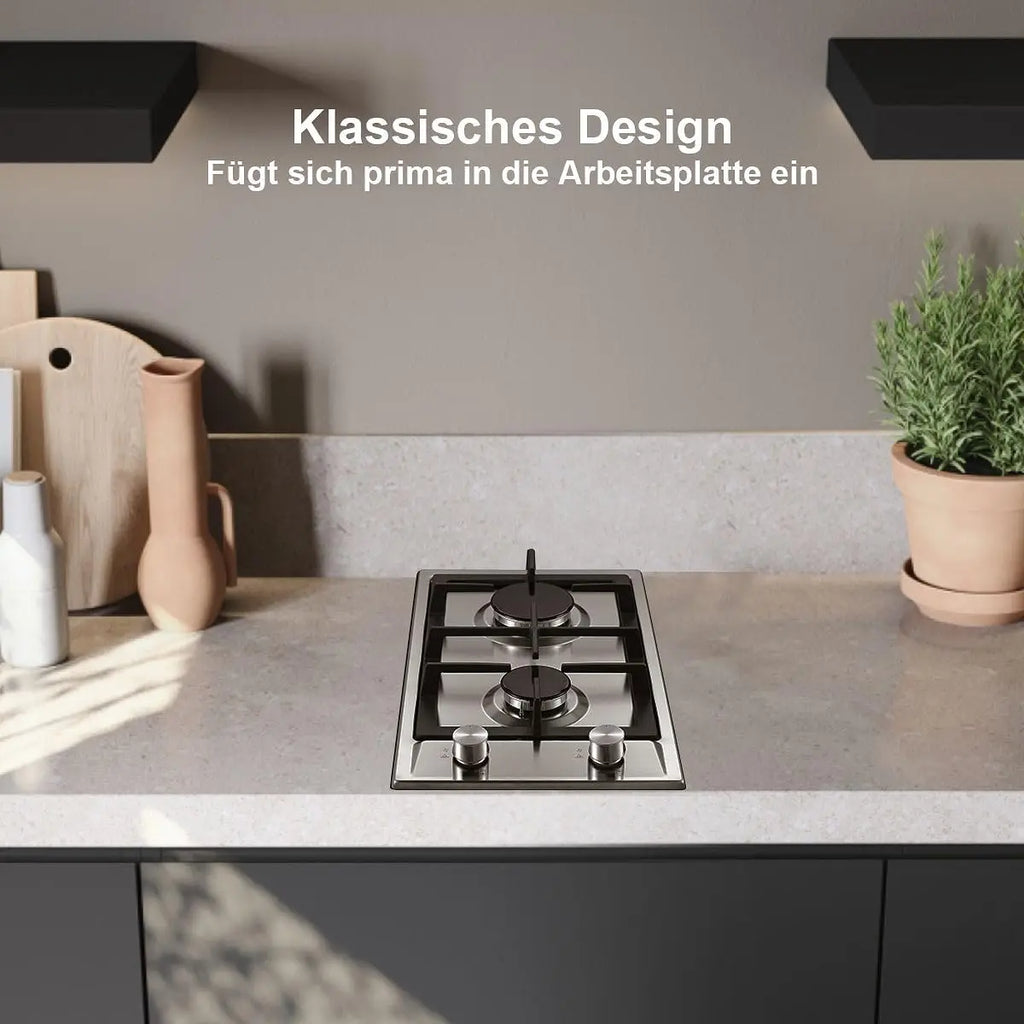 TopStrong 2-Burner Gas Cooktop – EU Model