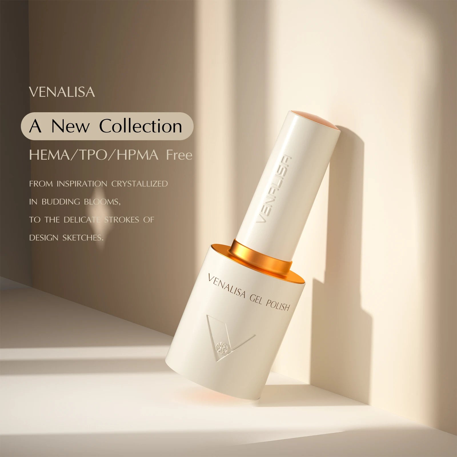 10ml VENALISA Nail Gel Polish HEMA TPO Free  Vegan Soak Off UV LED Gel Varnish Glossy Long Wear Diamond Top Semi Permanent Gel