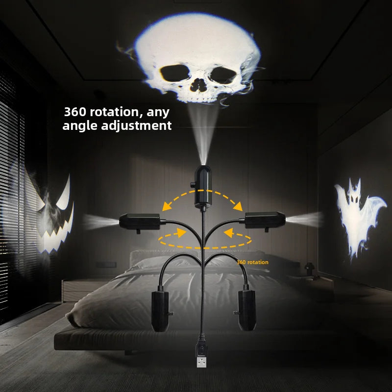 Halloween & Christmas Pattern Projector Decoration