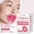 Hydrating Pink Lip Mask Sheets - 20-Pack, Collagen & Hyaluronic Acid, CPNP Certified