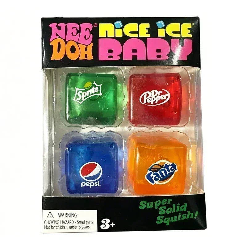 NeeDoh Nice Cube Sensory Squeeze Toy – Stress & Anxiety Relief for Adults & Teens