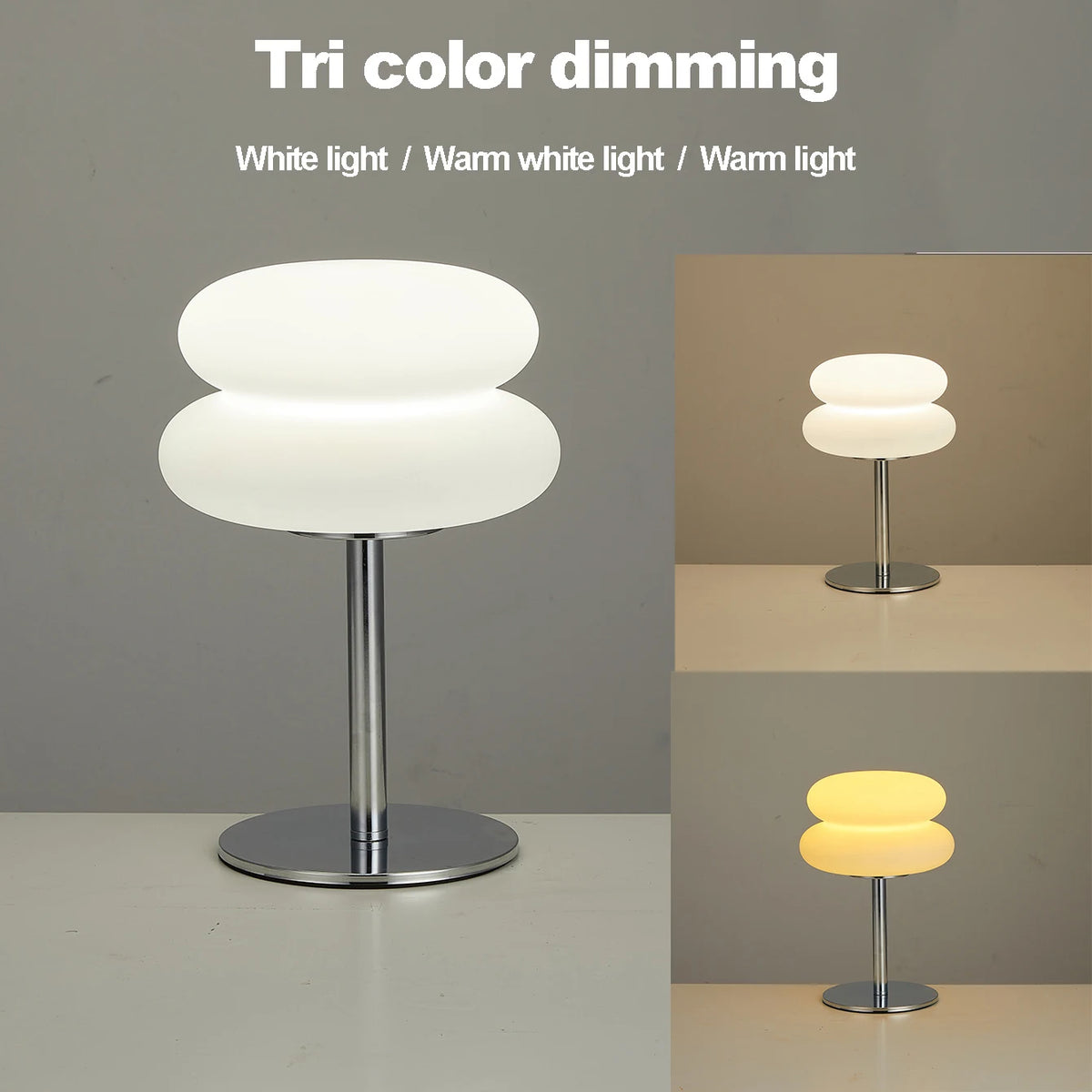USB-Powered Mushroom LED Table Lamp with Dimming