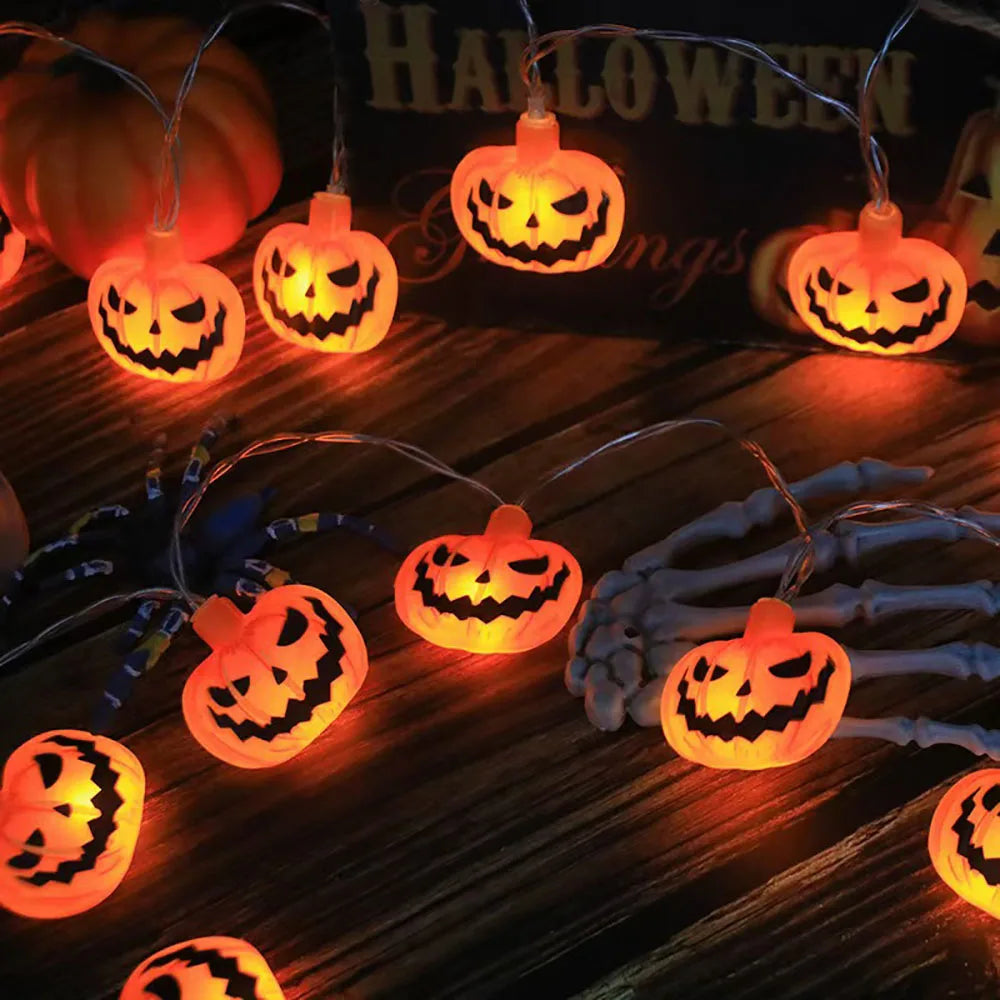 Halloween LED String Lights – Pumpkin, Ghost or Mixed Designs