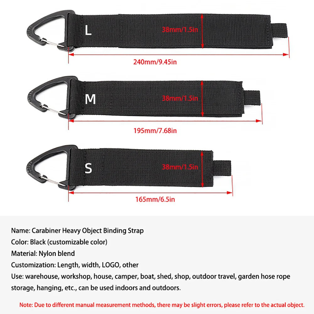 Hanging Hook-and-Loop Storage Straps for Cords & Hoses