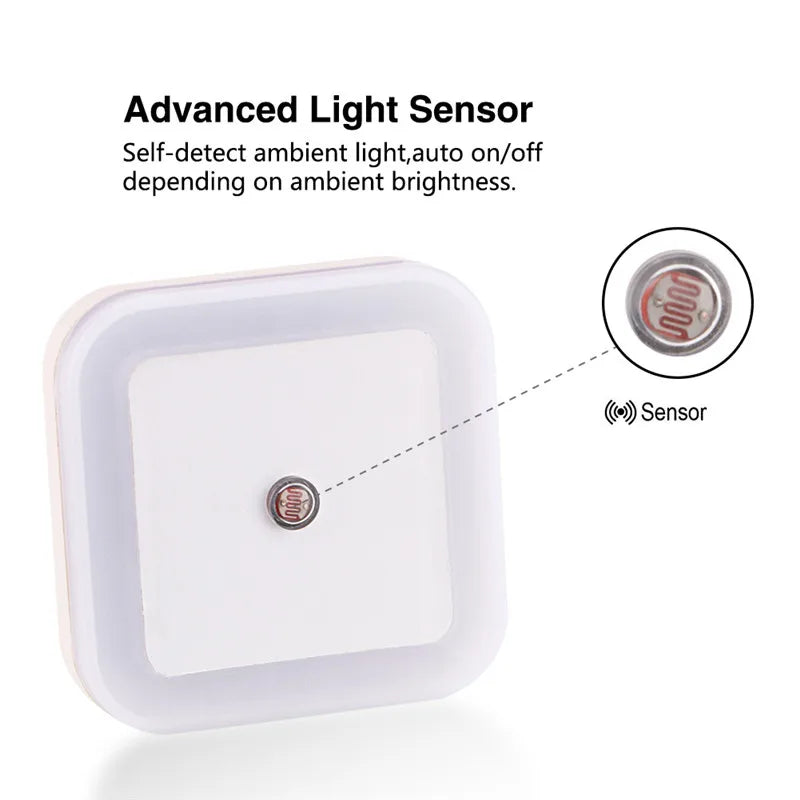Plug-In LED Night Light with Dusk-to-Dawn Sensor