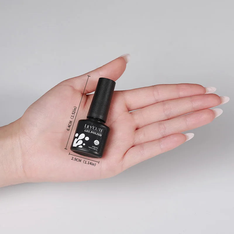 Soak-Off Gel Nail Polish Set – 6 Bottles, 7 ml (0.23 fl oz) Each