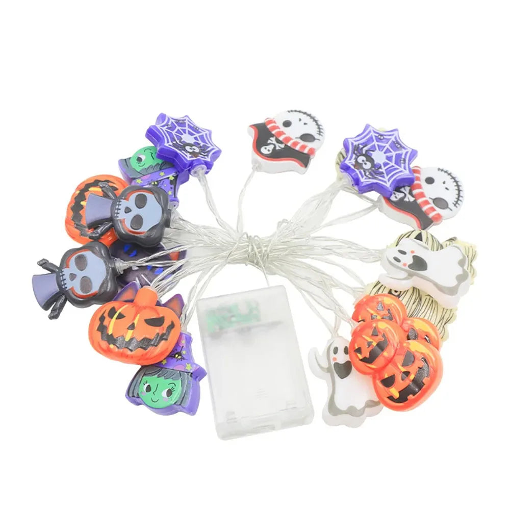 Halloween LED String Lights – Pumpkin, Ghost or Mixed Designs
