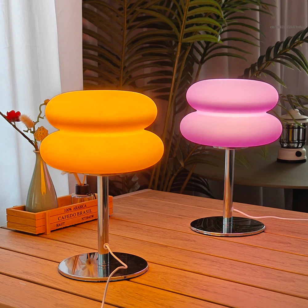 USB-Powered Mushroom LED Table Lamp with Dimming