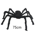 Black Plush Spider with Bendable Legs – Halloween Decoration