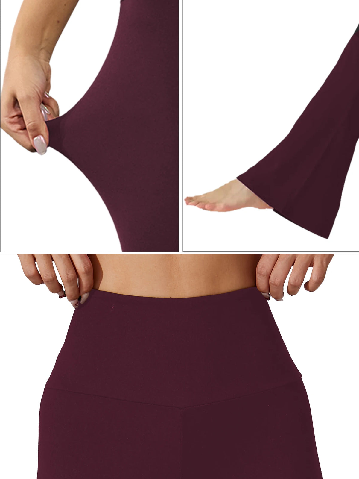 Women's High-Waisted Flare Leggings