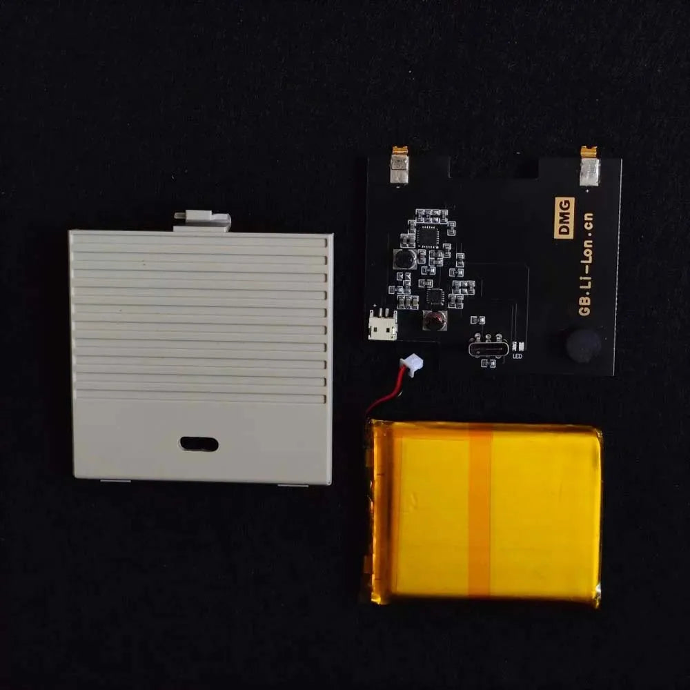 High Capacity 2300mAH Rechargeable Lithium Battery USB-C for Game boy Thick Machine for GB DMG Highligh