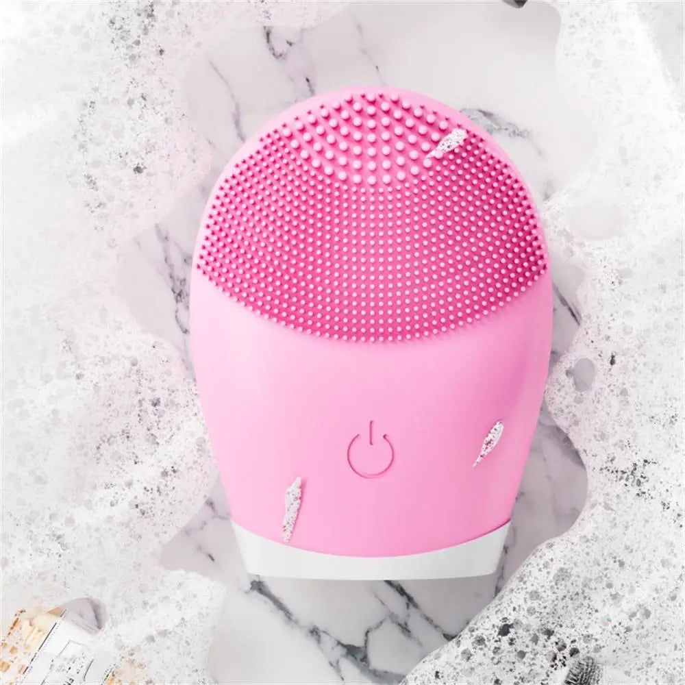 Electric Silicone Facial Cleansing Brush