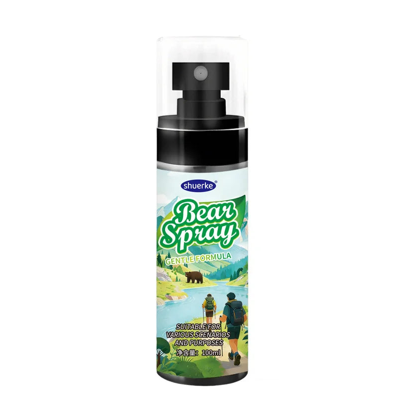 Wildlife Repellent Pepper Spray – 100ml Bear & Dog Deterrent, Safety Lock, Non-Lethal, Camping & Hiking Gear