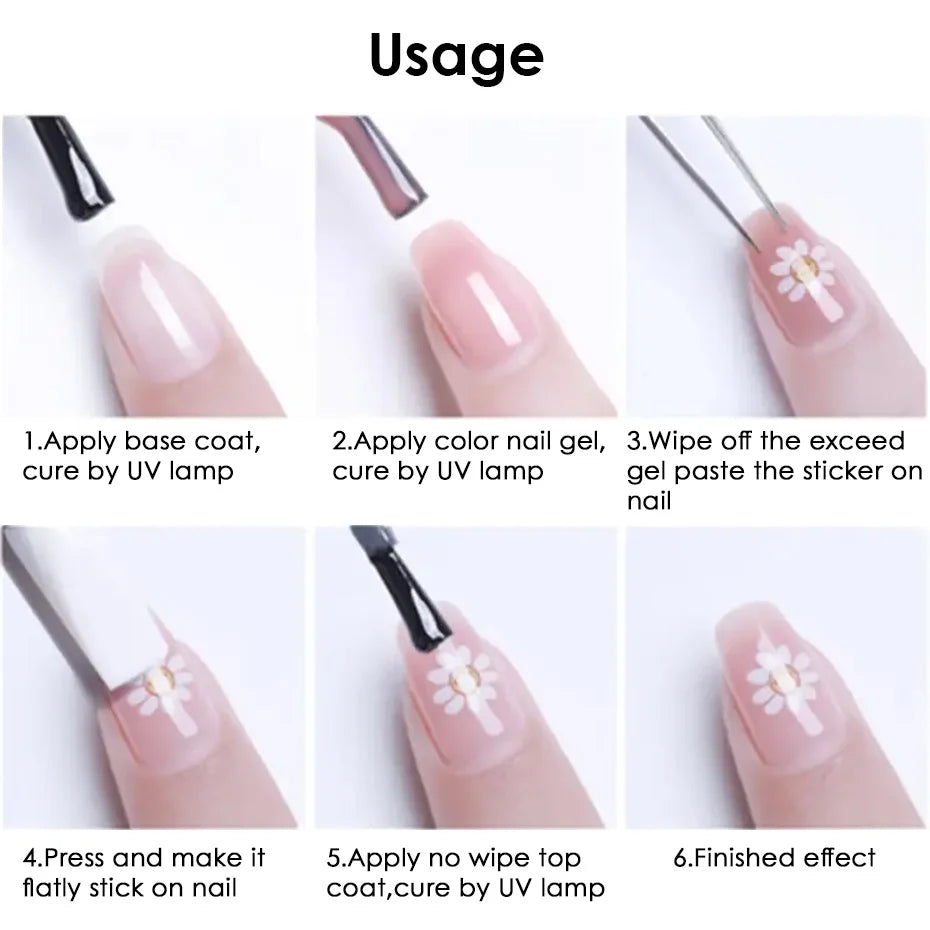 10pcs Autumn Winter Series Nail Decals Maple Leaves Pumpkin Deer Mushroom Stickers For Manicure Painting Fall Decor Accessories