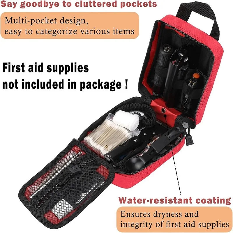 Waterproof Oxford Molle First Aid Pouch – IFAK Emergency Waist Pack for Outdoor Adventures