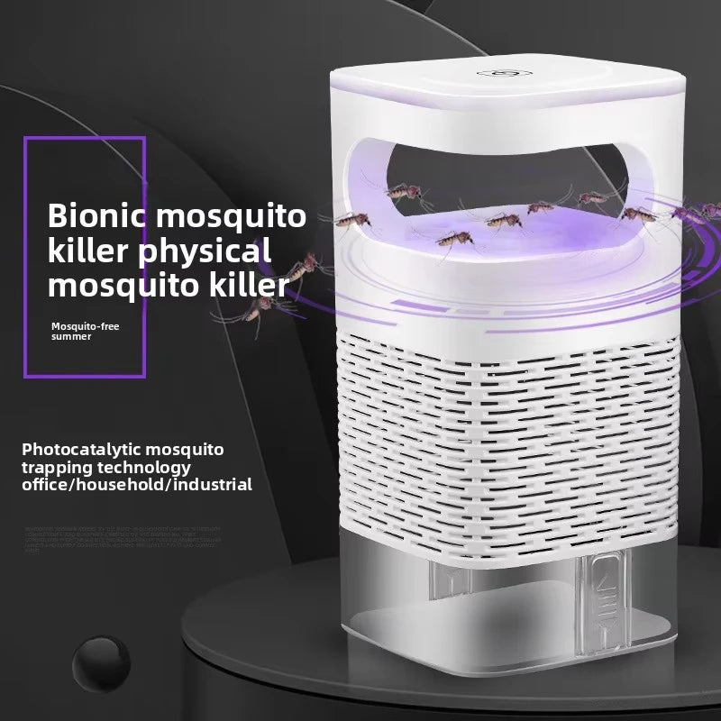 Mosquito Killer Lamp Electronic LED Light Trap USB Fly Bug Mosquito Repeller Upgraded Inhalation Fly Killer Ultra Quiet for Home