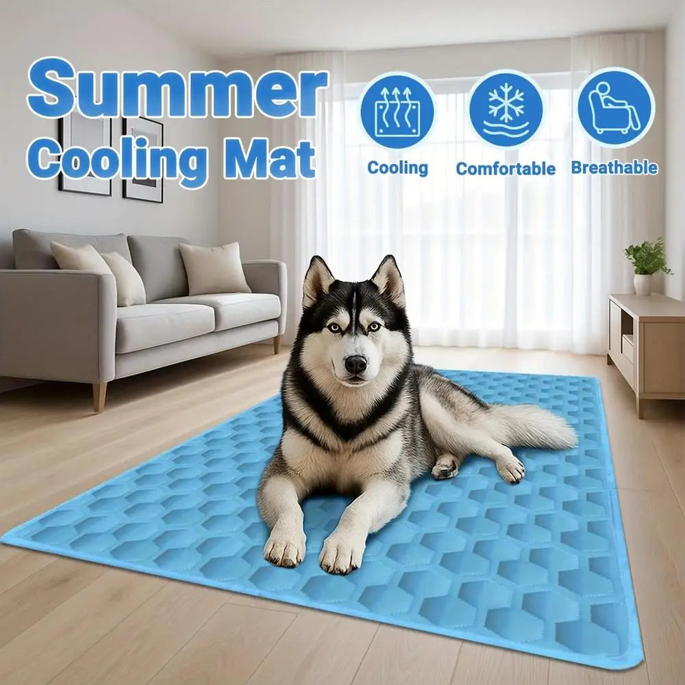 Pet Cooling Mat Summer Dog Cold Bed Extra Large For Small Big Dogs Pet Accessories Cat Durable Blanket Sofa Cat Ice Pad Blanket