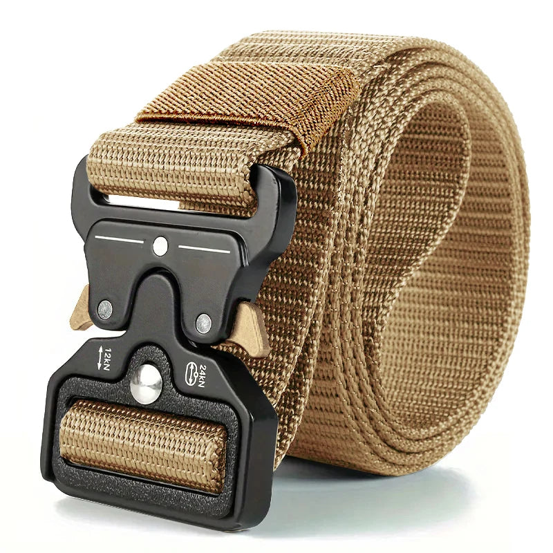 Unisex Tactical-Style Belt with Automatic Buckle