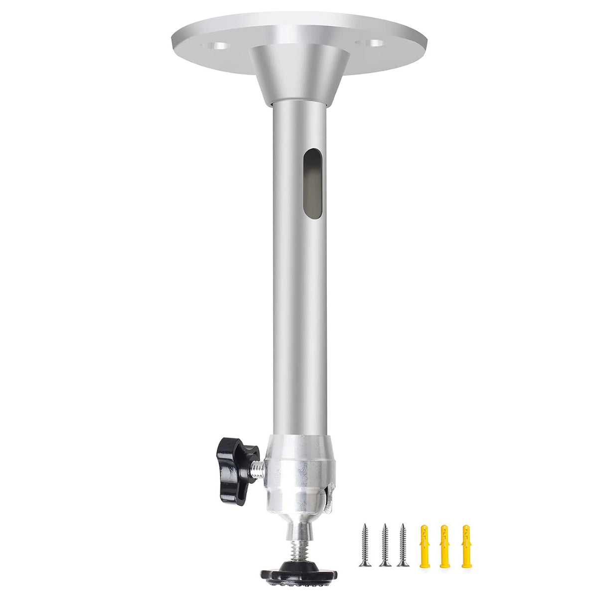 Adjustable Projector Wall & Ceiling Mount – 360° Rotation